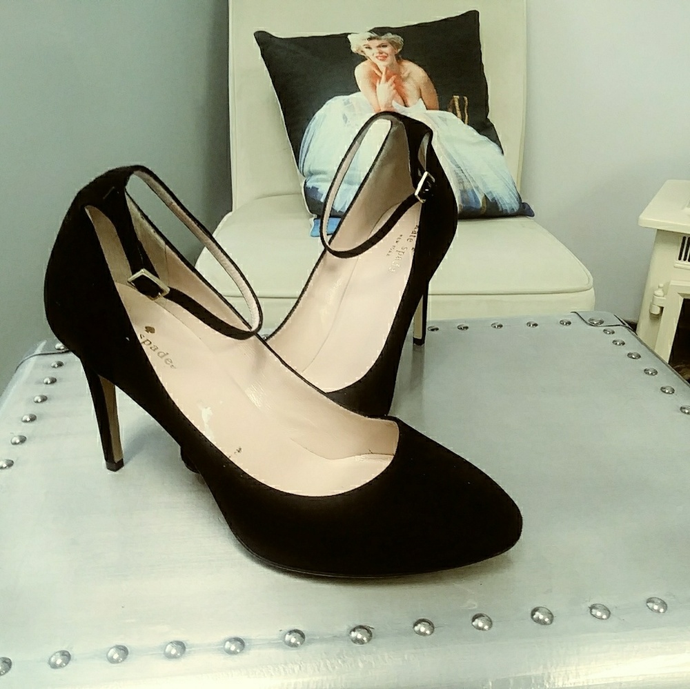 Kate Spade New Black Suede Pump